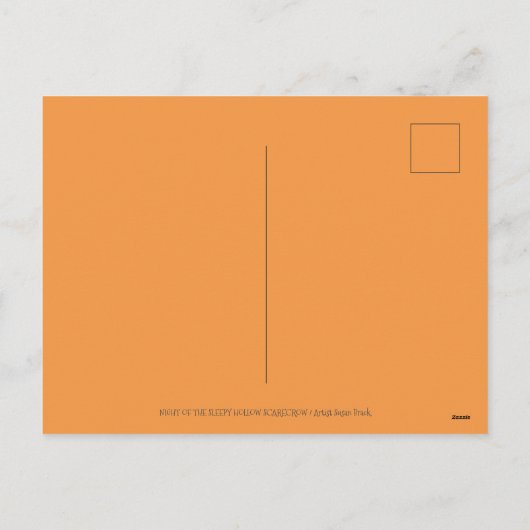 HOOFDHORSEMAN SCHERM OP WITTE MULE FEESTDAGENKAART (Achterkant)