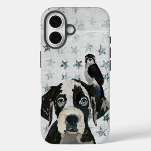 Hoofdige Hond & Valken iPhone hoesje