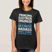 Hoofdingenieur Elektrisch T-shirt (Voorkant)