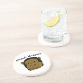 Hoofdinspecteur Zandsteen Onderzetter (Zijkant)