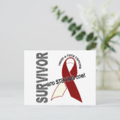 HOOFDKANKEROVERLEVING 1 BRIEFKAART (Staand voorkant)