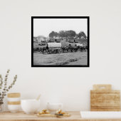 Hoofdkantoor van generaal McClellan 1862 Poster (Keuken)