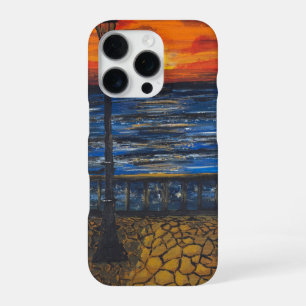 Hoofdkas / handgeschilderde kunst / Zonsondergang iPhone 16 Pro Hoesje
