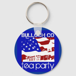 Hoofdketen Bulloch Co. Tea Party Sleutelhanger