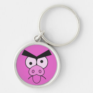 Hoofdketen Mad Pig Sleutelhanger