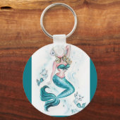 Hoofdketen van Mermaid Sleutelhanger (Voorkant)