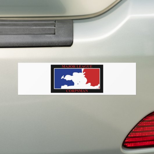 hoofdkleur van de league bumpersticker (Op auto)