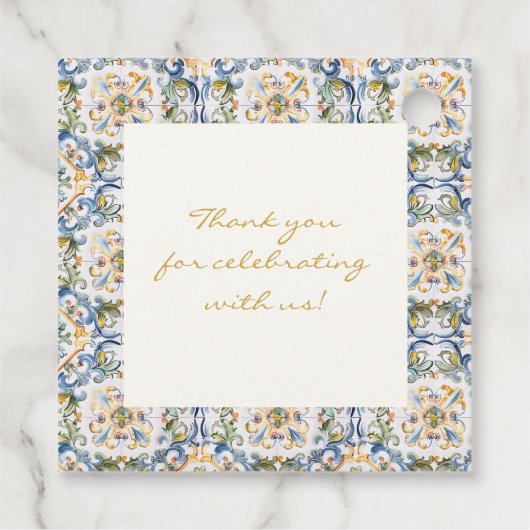 Hoofdknijper Bedankjes Labels (Achterkant)