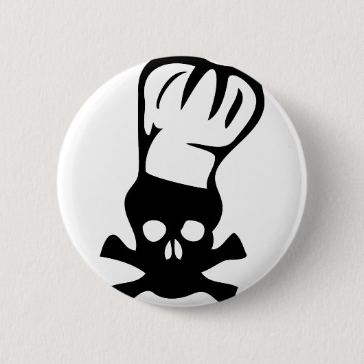hoofdkookpictogram ronde button 5,7 cm (Voorkant)