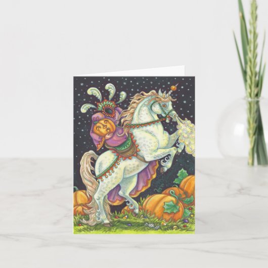 HOOFDKORSEWOMAN GREETTENOTE KAART leeg (Voorkant)