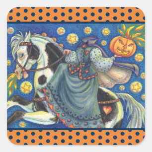 HOOFDKRACHTIGE HORSEWOMAN, SIDESADDLE STICKERS SHE