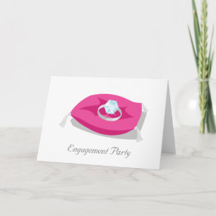 hoofdkussen, de Partij van het Verloving Kaart