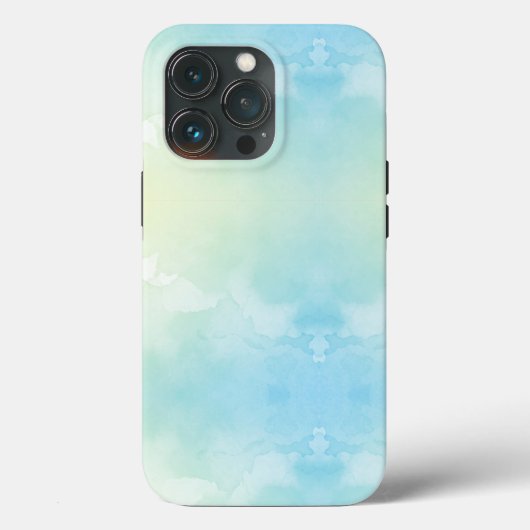Hoofdkussen met zachte pastel waterverf Case-Mate iPhone case (Achterkant)