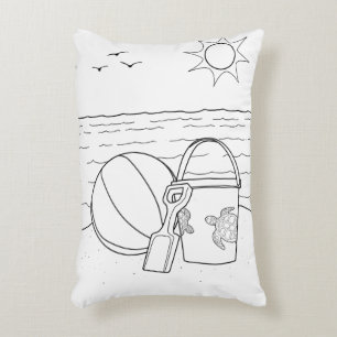 Hoofdkussen van het Speelgoed van het strand het Decoratief Kussen