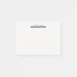 Hoofdkwartier Georganiseerde Chaos | Grappige Kant Post-it® Notes