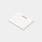Hoofdkwartier Georganiseerde Chaos | Grappige Kant Post-it® Notes (Schuin)