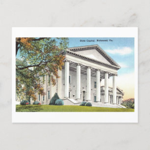 Hoofdkwartier van de staat in Richmond, Virginia, Briefkaart