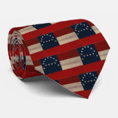 Hoofdkwartier Vlag van generaal Robert E. Lee Stropdas (Opgerold)