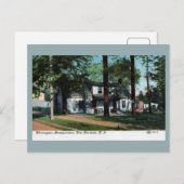  hoofdkwartier Washington New Rochelle NY Briefkaart (Voorkant / Achterkant)