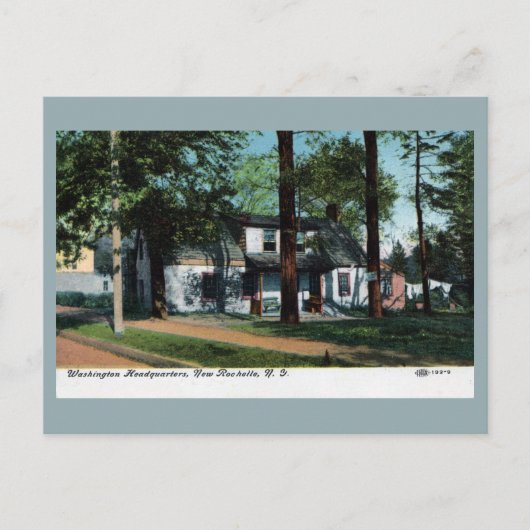  hoofdkwartier Washington New Rochelle NY Briefkaart (Voorkant)