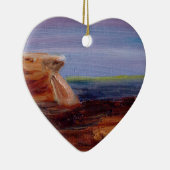 Hoofdland bij Long Sands Keramisch Ornament (Rechts)