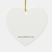 Hoofdland bij Long Sands Keramisch Ornament (Achterkant)