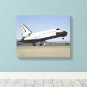 Hoofdlandingsgestel van de Space Shuttle Endeavor Canvas Afdruk (Insitu (Houten vloer))