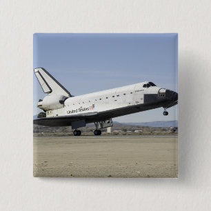 Hoofdlandingsgestel van de Space Shuttle Endeavor Vierkante Button 5,1 Cm