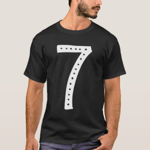Hoofdletter 41 Persoonlijke Verjaardagsalfabet T-shirt