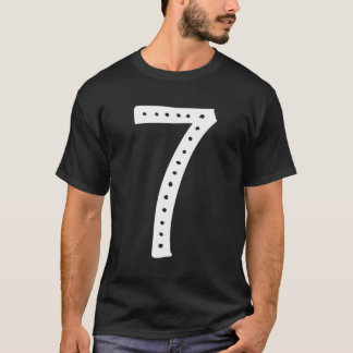 Hoofdletter 41 Persoonlijke Verjaardagsalfabet T-shirt