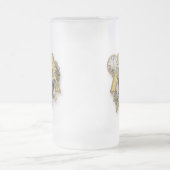 Hoofdletter A van het alfabet-monogram Matglas Bierpul (Center)