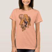 Hoofdletter A van het alfabet-monogram T-shirt (Voorkant)