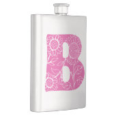 Hoofdletter B bloemenmonogram Flacon (Rechts)