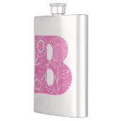 Hoofdletter B bloemenmonogram Flacon (Links)