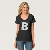 Hoofdletter B Matching Group Letters Alphabet C T-shirt (Voorkant volledig)
