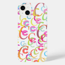 Hoofdletter Confetti "C" iPhone Hoesje