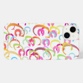 Hoofdletter Confetti "C" iPhone Hoesje (Achterkant horizontaal)