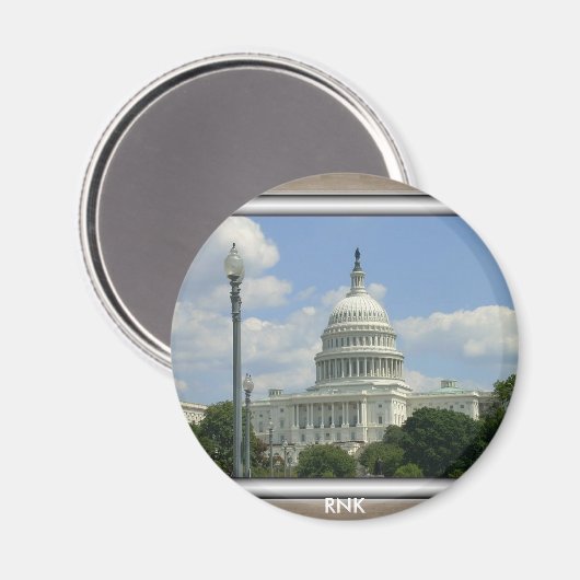 Hoofdletter één magneet (Voorkant / Achterkant)