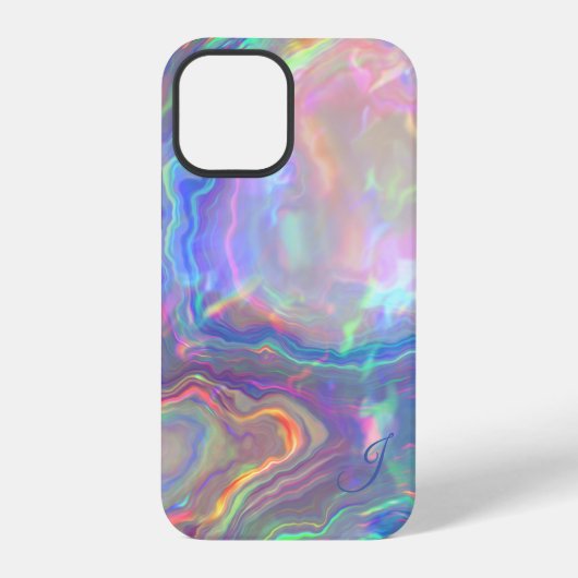 Hoofdletter Hoesje voor Telefoon met Opal iPhone Hoesje (Achterkant)
