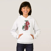 Hoofdletter J bloemenmonogram (Voorkant volledig)