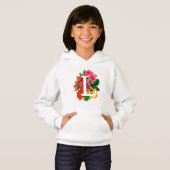 Hoofdletter L bloemenmonogram (Voorkant volledig)