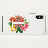 Hoofdletter L bloemenmonogram Case-Mate iPhone Case (Achterkant (horizontaal))