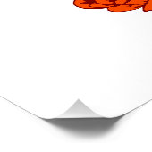 Hoofdletter L bloemenmonogram Perfect Poster (Hoek)