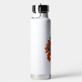 Hoofdletter L bloemenmonogram Waterfles (Rechts)