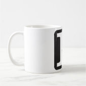 Hoofdletter P Monogram Koffiemok (Links)