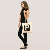 Hoofdletter P Monogram Tote Bag