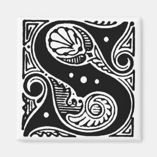  hoofdletter S - magneet