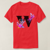 Hoofdletter W TShirt (Design voorkant)