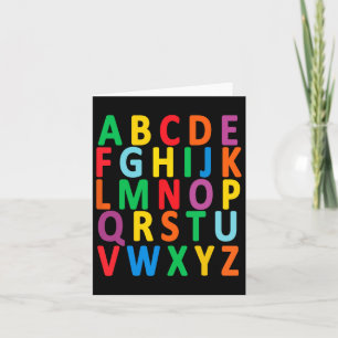 Hoofdletters Alfabet Leer Abc Jongen Meisje Kinder Kaart