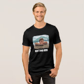 Hoofdletters Beste Papa Ooit Foto Tri-Blend Shirt (Voorkant volledig)